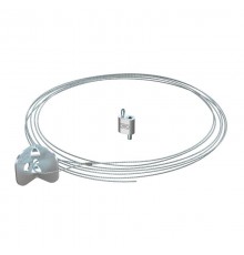 Подвес тросовый QWT UW 1 10M G с держателем универсальным и фиксатором, 1,0х10000 мм ( QWT UW 1 10M G )  1450424  OBO Bettermann