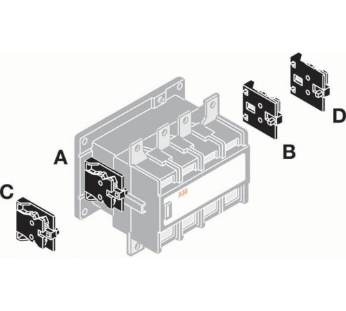 Шинный мост LY185 (для контакторов A(F)145, A(F)185)  1SFN074703R1000  ABB