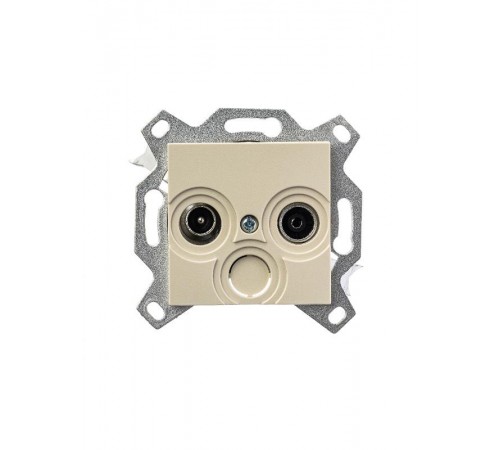 ABB Levit Слоновая кость Розетка TV-R проходная 7дБ  5011H-A03607 17W  2CHH083607A6017  ABB