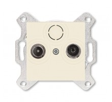 ABB Levit Слоновая кость Розетка TV-R проходная 7дБ  5011H-A03607 17W  2CHH083607A6017  ABB