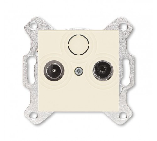 ABB Levit Слоновая кость Розетка TV-R проходная 7дБ  5011H-A03607 17W  2CHH083607A6017  ABB