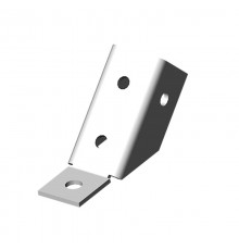 Опора 45 град., толщ. 4,0 мм, гальван. цинк, 868136  ОП45-4,0-ЭЦ   Ostec