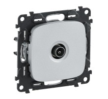 Valena ALLURE DIY Алюминий Розетка TV оконечная, 10 дБ, 0-862 МГц  753960  Legrand