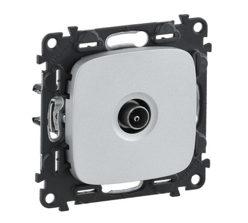 Valena ALLURE DIY Алюминий Розетка TV "звезда" 0-2400 Мгц  753951  Legrand