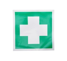 Наклейка знак медицинского назначения "Аптечка первой медицинской помощи"200*200 мм  56-0071  REXANT