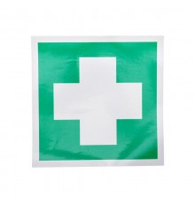 Наклейка знак медицинского назначения "Аптечка первой медицинской помощи"200*200 мм  56-0071  REXANT