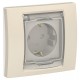 Unica New Бежевый Розетка с/з со шторками, с крышкой, IP44  NU003744  Schneider Electric