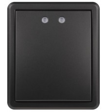 Выключатель Эксперт 11-1202-05 с подсветкой IP20 10АХ-250В ОУ Антрацит  Б0063044  ЭРА