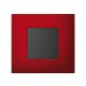 Simon 27 Накладка декоративная на рамку базовую, 1 пост, S27 Play, Arctic, красный  2700617-080  Simon