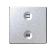 Сенсорный 2-кл выключатель с тематической маркировкой Т2, алюминий  8000624-093  Simon