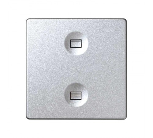 Сенсорный 2-кл выключатель с тематической маркировкой Т2, алюминий  8000624-093  Simon