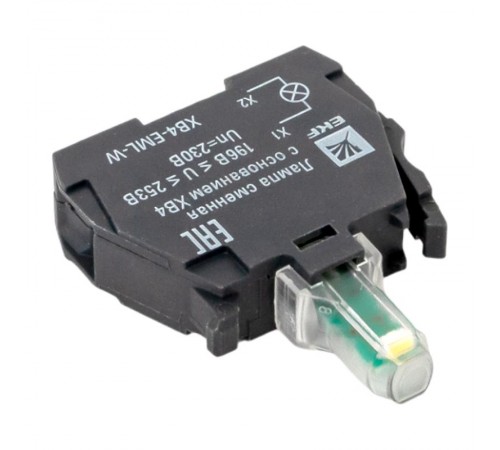 Лампа сменная c основанием XB4 белая  230В EKF PROxima    XB4-EML-W   EKF 