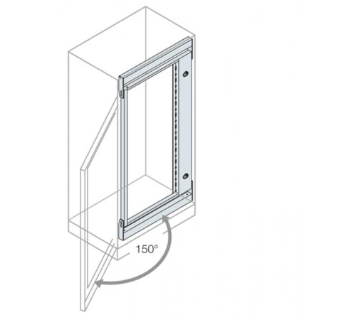 Рама 19 дюймов поворотная, 38HE 2000x800мм  EG2003K  ABB