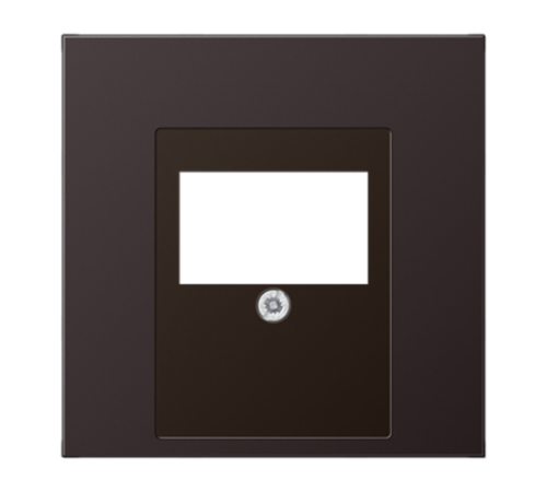 Крышка для ТАЕ и USB розеток, фиксация винтом; металл; dark; Aluminium  AL2969TD  Jung