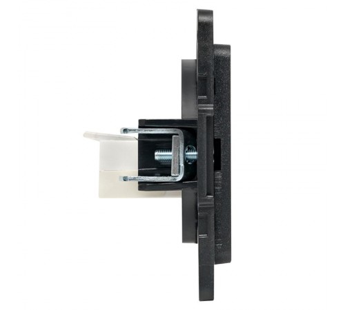 Стокгольм Механизм Розетки Phone 1-местной черный PROxima  EZT01-034-10  EKF