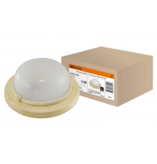 Светильник пылевлагозащищенный под лампу для ЖКХ НПБ1101 сосна круг 100Вт IP54  SQ0303-0424  TDM