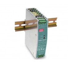 Источник питания на DIN-рейку 24 В,3.2 А, 76 Вт, MEANWELL, I класс защиты, 32х125х102 мм  EDR-75-24  VARTON