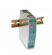 Источник питания на DIN-рейку 24 В,3.2 А, 76 Вт, MEANWELL, I класс защиты, 32х125х102 мм  EDR-75-24  VARTON