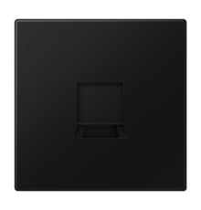 Плата (фиксация защёлкиванием) для одного модуля; термопласт; черный матовый  LS1969-15WESWM  Jung