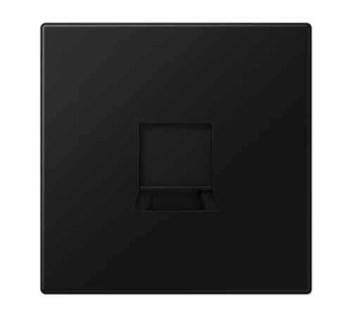 Плата (фиксация защёлкиванием) для одного модуля; термопласт; черный матовый LS1969-1WESWM Jung