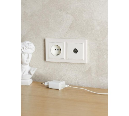 BRITE Рамка 2-ая IP44 РУ-2-БрЖ-44 жемчуг  BR-M22-44-K36  IEK