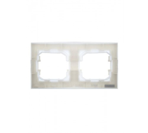 BRITE Рамка 2-ая IP44 РУ-2-БрЖ-44 жемчуг  BR-M22-44-K36  IEK