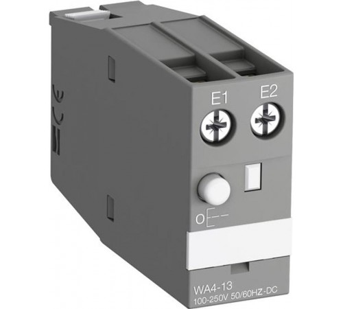 Защелка электромеханическая WA4-13, напряжение управления 100-250 В AC/DC для контакторов AF09-AF65 и NF  1SBN040100R1013  ABB