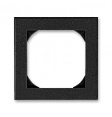 ABB Levit Антрацит / дымчатый чёрный Рамка одинарная 55х55 для механизмов BJE  3901H-A05510 63  2CHH015510A4063  ABB