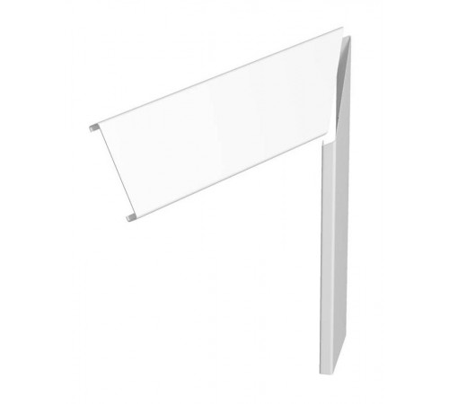 Крышка плоского угла кабельного канала GEK 80x300 мм (сталь,белый) (FUOP3RW)  6287070  OBO Bettermann