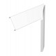 Крышка плоского угла кабельного канала GEK 80x300 мм (сталь,белый) (FUOP3RW)  6287070  OBO Bettermann