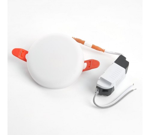 Светильник светодиодный встраиваемый AL509 с регулируемым монтажным диаметром (до 70мм) 6W 6400K белый  41211  Feron