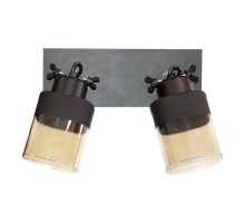 Светильник "Марш" 121 черн. муар НПБ 01-2х60-140 Е27  1005404966  Элетех