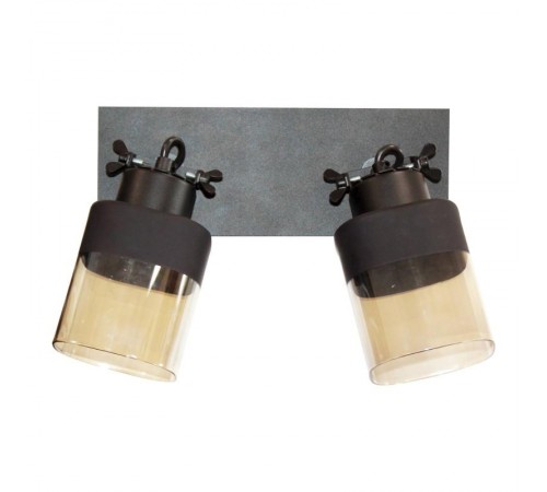 Светильник "Марш" 121 черн. муар НПБ 01-2х60-140 Е27  1005404966  Элетех