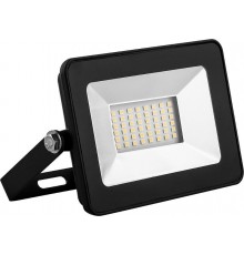 Прожектор светодиодный SFL90-20 2835SMD 20W 4000K AC220V/50Hz IP65, черный в компактном корпусе 126*27*85 мм  55075  SAFFIT