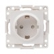 Стокгольм Механизм Розетки 1-местной с/з 16А белый с защ. штор. PROxima  EYR16-028-10  EKF