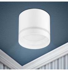 Светильник встраиваемый точечный под лампу GX53, OL9 GX53 WH/WH алюминий, цвет белый+белый (40/800)  Б0048541  ЭРА