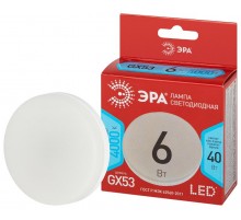 Лампа светодиодная RED LINE LED LED GX-6W-840-GX53 R 6 Вт таблетка нейтральный белый све  Б0054243  ЭРА
