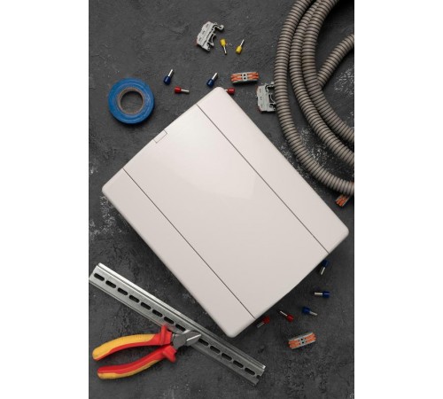 Щит распределительный встраиваемый ЩРВ-П-12 "SlimBox" белая дверца IP41 PROxima  sb-v-12w  EKF