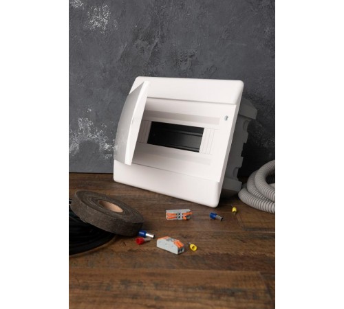 Щит распределительный встраиваемый ЩРВ-П-12 "SlimBox" белая дверца IP41 PROxima  sb-v-12w  EKF