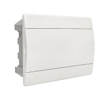 Щит распределительный встраиваемый ЩРВ-П-12 "SlimBox" белая дверца IP41 PROxima  sb-v-12w  EKF