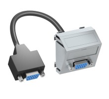 Мультимедийная рамка VGA Modul45 (серебристый) (MTS-VGA F AL1)  6104676  OBO Bettermann