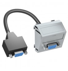 Мультимедийная рамка VGA Modul45 (серебристый) (MTS-VGA F AL1)  6104676  OBO Bettermann