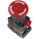 Кнопка AE-22 "Грибок" с фиксацией красный d22мм 240В 1з+1р   BBG10-AE-K04  GENERICA