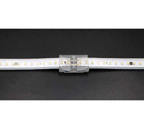 Соединитель жесткий пластиковый для ленты AC230V IP20 (упаковка 10 шт)  V4-R0-00.0048.STR-0001  VARTON