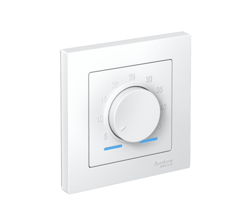 AtlasDesign Белый Термостат электрон.теплого пола с датч.,от+5до+35°C,16A,в сб.  ATN000138  SE