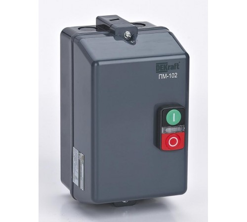 Пускатель электромагнитный 18А AC110В 50/60Гц в пластиковой оболочке  23602DEK  Dekraft