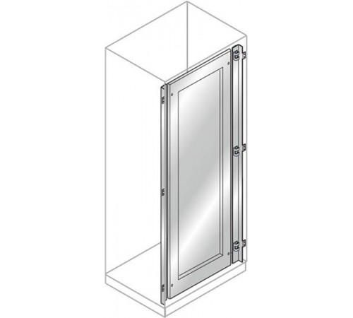 Дверь внутр. углубленная,нерж.ст.2000х800  EE2108X  ABB