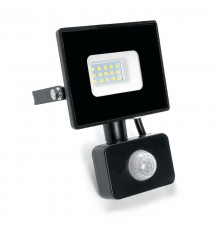 Прожектор светодиодный LL-906 с датчиком 20W 6400K 230V черный IP44 121*160*53мм  29556  FERON
