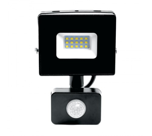 Прожектор светодиодный LL-906 с датчиком 20W 6400K 230V черный IP44 121*160*53мм  29556  FERON
