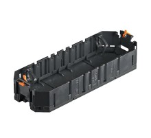 Универсальная монтажная коробка UT4 для установки в лючок без накладки (полиамид,черный) (UT4)  7408725  OBO Bettermann